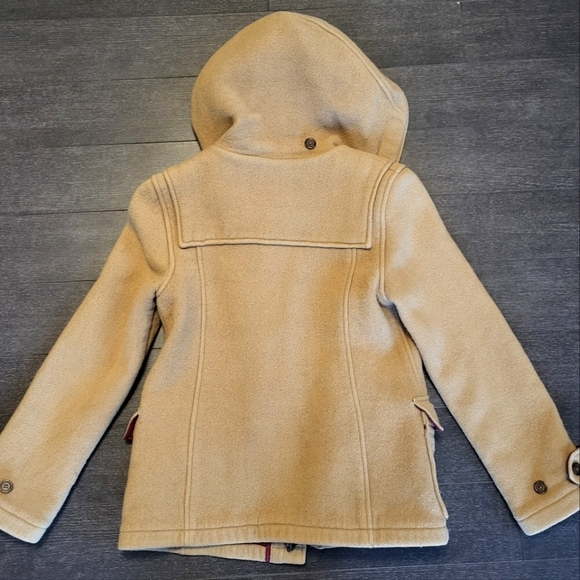 Aritzia TNA Wool Zipped Button Pea Duffle Coat Camel M - Picture 6 of 14